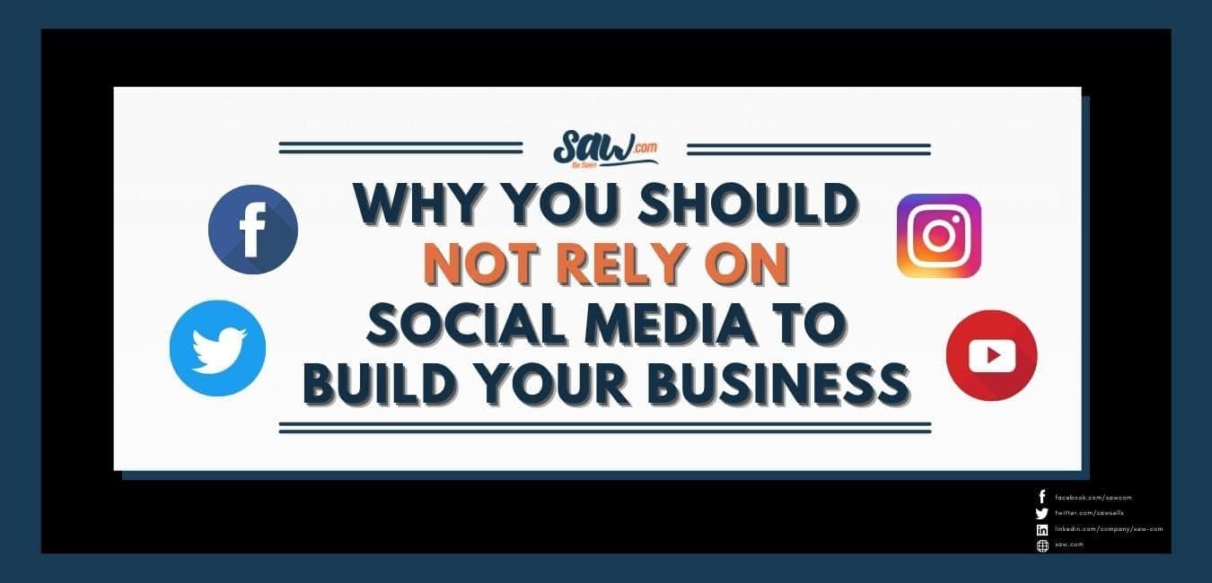 dont rely on social media