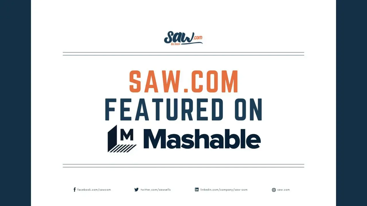 Saw.com Featured on Mashable